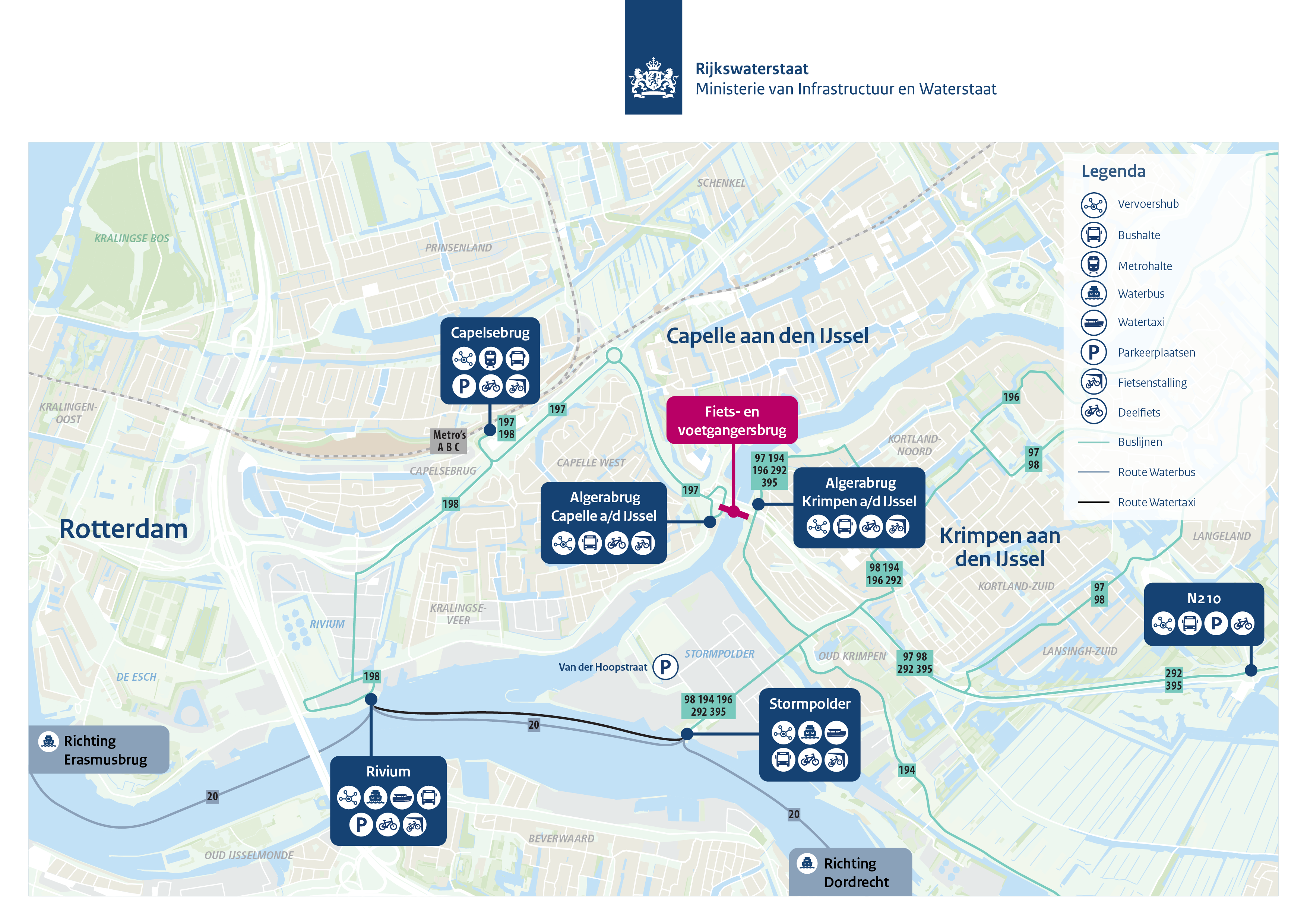 Alle mobiliteitsmaatregelen tijdens afsluiting Algerabrug
